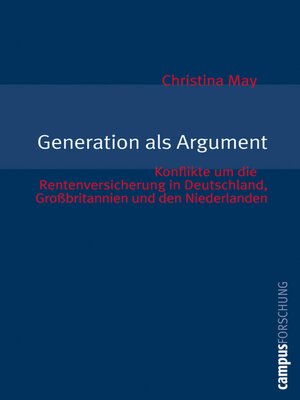 cover image of Generation als Argument